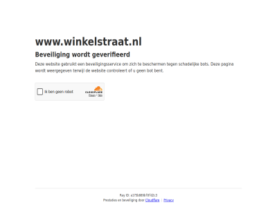 a175b889bf8fd2c3 bent bescherm beveil beveiligingsservic bot cloudflar controleert even gebruikt geduld geverifieerd id pagina prestaties privacy ray schadelijk terwijl websit weergegev www.winkelstraat.nl