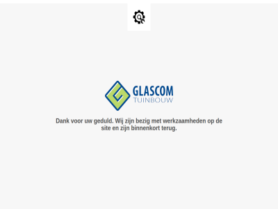 bezig binnenkort construction dank geduld glascomtuinbouw sit terug under werkzam wij