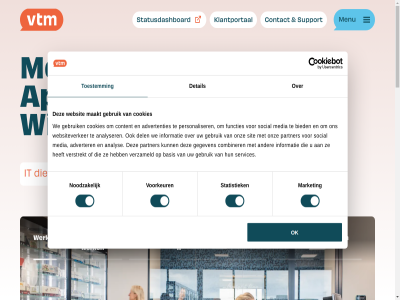 0174 1 17 190 2 2676 3 320 4 5 527 aanpak adres advertenties adverter algemen all analys analyser apparat basis begrijp belangrijker bestand betrouw bied combiner communicatie complianc contact content cookies cookiestatement del detail dienst draait eerst ervor functies gebied gebruik gegeven genoeg gesynchroniseerd half hebt honderdland hoogwaard info@vtmgroep.nl informatie it it-omgev it-wereld jij kijk klantportal kunt lat ler lt maakt maasdijk market media mens meten nee netwerk noodzak ok omgev onz partner personaliser prat privacyreglement samenwerk services sit slim social spreekt sprek statistiek statusdashboard stel support system team thuiswerklocatie toestemm toestemmingsselectie tuss tv vacatures vak vanuit vanzelfsprek veilig verbind verder verstan verstrekt verzameld voorkeur voorwaard vtm we websit websiteverker wereld werk wij woord zien zorg