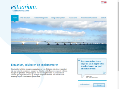 2009 2015 advies adviser algemen b.v contact copyright eerst en english estuarium facilitair goed hom huis hul implementer info@estuarium.nl ker lang leader lever management megan nederland ord publicaties referenties rivierduin team tevred tijd vastgoedmanagement verandermanagement voorwaard zegg