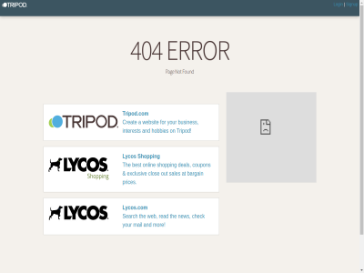 404 a and at bargain best busines check clos coupon creat deal error exclusiv for found hobbies hosting interest login lycos lycos.com mail mor new not on onlin out pag prices read sales search shopping signup the tripod tripod.com web websit your