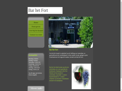 -01 -03 -22.30 00 12 13 15 16 19 30 all bar beslot dag dinsdag donderdag feest fort geslot hom maandag mogelijk openingstijd vrijdag woensdag zaterdag zondag
