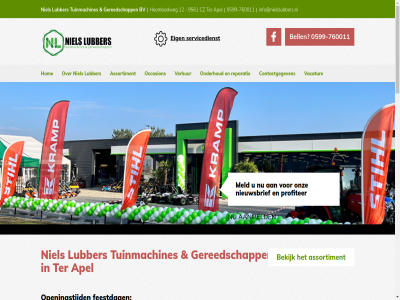 -760011 00 00uur 0599 08 1 12 16 17 195 2026 24 70 8 84 9561 aankop aanmeld aanschaf aantal actuel adres advies all apel apparat assortiment avond bekijk bell bent binn brochur btw bv contactgegeven copyright cz dat dealer december demonstratiepark dienst dinsdag disclaimer donderdag eerst eig erkend feestdag gedeg gelsot gemeent geopend gereedschapp gerust geslot grag heembadweg helemal het hiervan hom hovenier hur huurmachines i.v.m incl info@nielslubbers.nl inventarisatie januri jullie kamp ker kerst kerstavond kerstdag kijk klusj komt krachtig kun lever leveringsachterstand leveringsproblem levertijd lubber maandag machin medewerker meld merk misschien momentel natur nazorg net niel nieuwsbrief nodig occasion onderhoud onlin onz openingstijd oudjaarsdag parkmachines particulier plann pneumatisch prijz prima privacy product profiter reparatie servic servicedienst slagmoersleutel solution specifiek stat stihl ter tijden to tuin tuinmachines tuss twed up uur vacatur vanaf vel verhur vernom verschill voorbehoud voorrad vrag vrijdag war we websit wek wel werkplat werkvoorzieningschapp wij wilt woensdag zaterdag zoal zoekt zorg zull