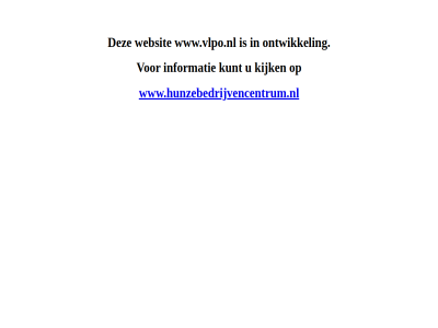 document informatie kijk kunt naamlos ontwikkel websit www.hunzebedrijvencentrum.nl www.vlpo.nl