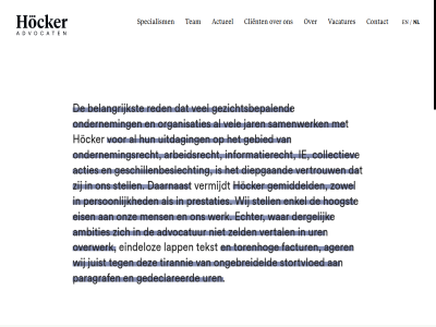 acties actueel advocat advocatenkantor advocatur ager ambities amsterdam arbeidsrecht belangrijkst client collectiev contact daarnaast dergelijk diepgaand echter eindeloz eis enkel factur gebied gedeclareerd gemiddeld geschillenbeslecht gezichtsbepal hocker hoogst ie informatierecht jar juist lapp mens nl ondernem ondernemingsrecht ongebreideld onz organisaties overwerk paragraf person prestaties red samenwerk specialism stell stortvloed team tekst tirannie torenhog uitdag uren vacatures vel vermijdt vertal vertrouw war werk wij zeld zowel
