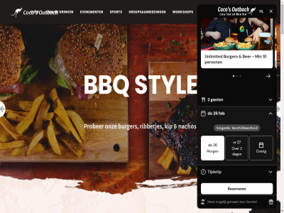 +312 -01.00 -03.00 -04.00 -12 0 1 1017 11.00 12 12.00 2019 3 42 62 72 8 a aankom aantrek adres agenda all amsterdam and at australie australisch bbq bedoel bekijk ber best bezocht burger centrum city clos cocktail coco cocos com contact copyright cs dag dan dansj dart deal dialog dinsdag don donderdag drink e e-mail een email entertainment ervar eten evenement event favoriet fod for formul ga gewon god goedkoopst groep groepsaanbied groepsarrangement grot hart heerlijk hel het hi honkbal ieder iederen ijshockey international joey@cocosoutback.com jou jouw kaart kalender kangoeroesteak karaok kennis kijk kip kom lat latest lekker levend liv locaties lop lousy maakt maandag mail mal manier meerder meest mens mis moment month monthly nachos nacht natur newsletter no nooit notic nummer one ontdek onz opties our out outback packed personel phon plein plek pol populair potj prijs privacy privacyverklar prober pub pubquiz quiz reserved ribbetjes right rugby ruim s sappig say scherm server sign sport sportbar sportwedstrijd stay stuff styl subscrib t terras test thank the thorbeckeplein tijden to town typisch up updates vegetarisch verget verkrijg verschill verzorg voetbal volled vriend vrijdag vrijwel wag warm we welkom wij wijz with woensdag workshop zangtalent zaterdag zelf zien zit zoek zondag zwerkbal