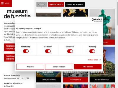 0 00 0572 1 10 11 17 17e 2 20 3 388188 5 8 8011 8131 aanmeld aanvrag advertentie all anbi anbi-status art back be beeldend beeldentuin beheert belangrijk benin best bezit bezoek bezoekersinformatie bezoekvoorwaard bied blijmarkt buhlebezw buit chourouk collectie contact context cookies cremer dankt dep detail diana disclaimer div dominguez eeuwenoud elly erfgoed ervar extern forward fundatie gef gegeven geopend hannema heino/wijhe help hemel hen hieronder houd hriech huisregel hulst iederen info@museumdefundatie.nl inschrijv jaarverslag jar jouw jules kantor kastel kenneth kijk kunst l languag letsoin locaties market menu missie mural museum museumbar museumcaf natalia ne nieuw nieuwsbrief nijenhuis noodzak ntu oever omvangrijk onderwijs ontdek onur openingstijd organisatie parker partij per persbericht persbezoek perslijst plaats plan prijz privacy rangel rd rondleid rout s scherer schilder select selectie siwani slan sponsor statement statistiek status steenhuis stret symbio t tamminga telefon tentoonstell terug thod ticket to toegank toestan toestemm toestemmingsselectie ton twee umbild vacatures vandag veilig velz verwerk vind voorkeur vriend vroeg we websit website-ervar weg weiger welk wieger wilbrink wilma wilt zien zwoll