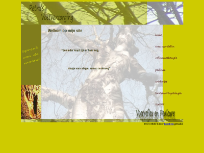 boonfr gemaakt hedel petra s sit voetreflexzonetherapie voetverzorg websit welkom