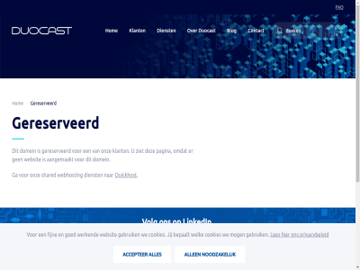 02083743 0467 050 2026 210 213d 2325 3600 70 9480 9704 9743 aangemaakt abna accepter ad all allen bedrijfsgegeven bepaalt bezoekadres blog btw ch contact cookies dienst domein duocast faq fijn friesestraatweg ga gebruik gereserveerd goed groning hom hosting iban info@duocast.nl jij klant kvk les linkedin mog nl37 nl821.594.266.b01 noodzak onz pagina postadres postbus privacy privacybeleid quickhost reserved right shared snel volg voorwaard we webhost websit welk werkend ziet