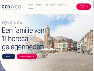 11 co contact cox coxpoint familie geleg hom horeca locaties mvo nieuw welkom werk
