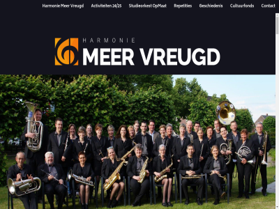 24/25 activiteit contact cultuurfond geschiedenis harmonie opmat repetities studieorkest vreugd websit