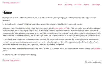 2004 2012 2013 2015 aanmeld activiteit all beeldend beslot bestur biedt binn bred concentreerd continuer dag deelnemer denk doelstell drie duurd evenement feit feitelijk georganiseerd gewaardeerd gewijzigd geword grag groei heiloo heind hog hom huidig informatie jaarverslag jong kaart kunst kunst-zin kunst6daagse kunstenar kunstparad kunstzin kunstzinn laagdrempel later mak middenstand mogelijk naast nam niveau nooit omstrek onz opgericht opricht organisaties oud overdracht pass podium presenter primair project publiek realiseert recht richt sind stadium start sted stichting vel ver verschill vertegenwoord verzelfstand vindt voorbehoud vorm war websit weekend weg welzijn zet zin zodat