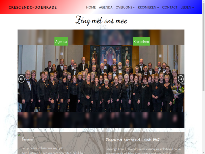 1947 1989 20e 21e 58 80 aanpak aanstek afgelop agenda ambitieus anton beekdal bekijk benieuwd bevlog bezoek bijna bred breng concert contact content crescendo crescendo-doenrad dinsdagavond dirigent doe doenrad eeuw elk elkar en enthousiasm ervor gan geheim gehor gemeent gemengd gerust gezell grag hand hart hen hoger hom hor indruk inspirer jar jong kennis klassiek kom kor kroniek kropivšek kwaliteit led leiding leidt leuker levend luister mee miss misschien mooi musical muziekrepertoir muzikal n nem nieuw niveau onderl onz opricht passie person plechtig plezier repertoir repeter repetitie serieus sfer sind skip sted ten tilt to verwev vind vriend vriendschap warm we websit wek wel welkom wer wereld werk werkt wij word zanger zangeress zangstuk ziel zing zorg zorgt