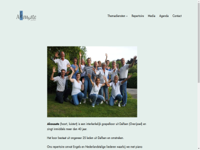 19.45 21.45 25 40 agenda akousat begeleid bert bestat bootsma conservatorium contact dalfs dirigent engel facebok ga gestudeerd gezicht gospelkor hart hoort ieder inhoud inmiddel interkerk jar kor led lieder luistert media nederlandstal nieuw omstrek omvat ongever onz orgel overijssel piano repertoir repeter sociaal themadienst utrecht uur vier vrijdagavond waarbij we welkom zingt zwoll