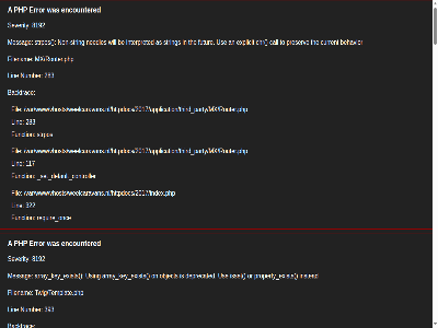 /var/www/vhosts/weelcaravans.nl/httpdocs/2017/application/core/my_controller.php /var/www/vhosts/weelcaravans.nl/httpdocs/2017/application/helpers/translate_helper.php /var/www/vhosts/weelcaravans.nl/httpdocs/2017/application/helpers/widget_helper.php /var/www/vhosts/weelcaravans.nl/httpdocs/2017/application/modules/homepage/controllers/homepage.php /var/www/vhosts/weelcaravans.nl/httpdocs/2017/application/third_party/mx/router.php /var/www/vhosts/weelcaravans.nl/httpdocs/2017/application/third_party/twig/lib/twig/environment.php /var/www/vhosts/weelcaravans.nl/httpdocs/2017/application/third_party/twig/lib/twig/template.php /var/www/vhosts/weelcaravans.nl/httpdocs/2017/index.php 1 103 117 129 13 131 172 186 188 192 2024 2026 22 234 245 248 25 273 283 314 322 324 35 37 393 440 8192 82 a alkmar backtrac block bv caravan cod contact content controller d default display displayblock displaywitherrorhandl dodisplay elddis encountered error eval fil filenam footer function gestopt getattribut getdisplay handler helpers/translate_helper.php helpers/widget_helper.php hom informatie juni lin merk mx/router.php nieuw notic number onc per php render requir set severity strpos tpl translat tree twig/template.php wel widget