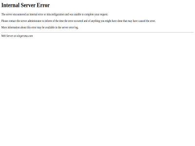 500 at error internal server web wiegersma.com