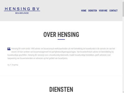 1995 achternam advies adviez bemiddel bericht bestek betrek bouwconsult bouwfysica bouwkund bouwmanagement bouwmaterial bouwtechnisch bv contact content copyright dienst e e-mailadres ermee gdpr gdpr-overeenkomst gebied geeft geschill h hensing hom informatie ing ingevoerd maakt mailadres nam nem opnem optionel overeenkomst partijdeskundigenrapportages ruimst sind singerl sit skip stem tekenwerk telefoonnummer to toepass varier verstur verwerkt verzorgt voert voornam werkzam woord zin zodat