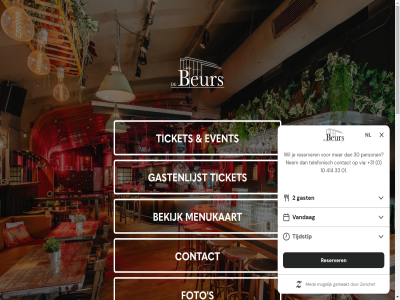 bekijk beur contact event foto gastenlijst menukaart rotterdam s ticket