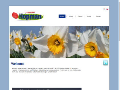 11 15 2026 25 5 90 a and are assortiment at basis bekijk binn bloembollenteelt company contact daffodil direct egmond every flowerbulb forc furthermor gebr gebroeder geschiedenis grown hectares hectarres history hom hopman hyacint irises iriss jar krokuss les located million modern narciss nem noordvelderweg nursery on our present rang terugblik the tulip tulp we websit welcom with year yearly