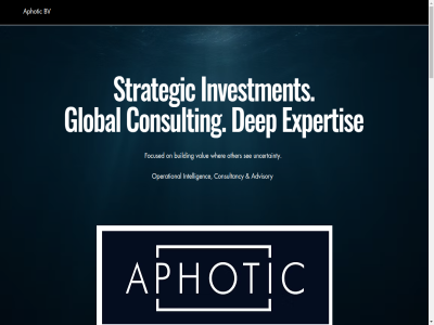 2012 2025 a advic advisory all amsterdam and aphotic aphoticbv@pm.me are assist building businesses bv by committed company consult consultancy contact creating current dep development diver driving early email expansion expert expertis focus focused for formation founded from global growth high high-stakes hom identification inception includes innovation intelligenc intelligence-led investment itf known leading led lik manag netherland next offer on operational other our overwatch partnership portfolio provid providenc risk sector see sensitiv services specializes stages stakeholder stakes story strategic subsidiaries successful sustainabl that the to uncertainty us value various ventures we wher with