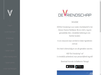 aanbevel all badkoerier bedien cafe/restaurant central contact download familiair familiebedrijf fietsapp ga gemak gemoed geopend hcr hel hieronder hoofdplat hotel ingredient inhoud jar kaart karakter kleinschal lokal modern overnacht person reserver restaurant sfer snackbar stan telt versheid vindt vlam vof voorzien vriendelijk vriendschap war welkom zeeuw