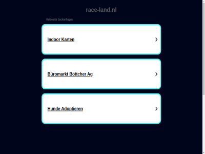auf automatisiert bereitgestellt beziehung das dies dieser domain domain-inhaber dritter dynamisch erwerb generiert inhaber kauf keiner komm konn mit nutzt oder parking policy privacy programm race-land.nl sedo seit sie steh und vom von webseit werbeanzeig wurd