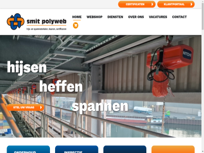 0165 1 1981 23 40 4705 544 770 aanbod aanmeld adres advies all assortiment b b.v beantwoord beher behoeft bent beschikt beteken betekent betrouw biedt boerkenslen certificat certificer complet concept contact cookies dak dienst doorlooptijd draagbar duurzam eenmal efficient eig elk ervar estrategy europes expertis gebeurt gebied gebruik gehel geldend gev grag hand hef heff hefmaterial hefmaterieel hefmiddel help hierdor hijs hijsmiddel hom info@smitpolyweb.nl inspectie inspecties intensief jar juist kennis keur keuring klantportal klimmaterieel kort kwaliteitoploss lever lijn locatie maatwerk material naast nieuwsbrief norm onderhoud ontvang onz oploss pakket plaatsvind polyweb prijs prijs-kwaliteitoploss privacy proces product realisatie reparatie reparaties rl roosendal ruim schakel schat sind situatie smit snel snell spanband spanmaterial spann specialist stel toepass topkwaliteit uitgebreid vacatures valbeveil veilig vertrouwd verzekerd verzorg voldoet volgen volled voordel voorwaard vrag vrijblijv vrijwel webshop werk werkzam wij wilt zeker zoek zorg
