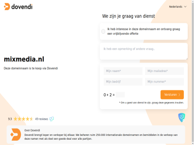250.000 49 9.3 all beher bemiddel brengt deal dienst doel domeinnam dovendi elkar gegeven goed grag interes international invull kop koper mixmedia.nl nam nederland offert ontvang partij review ruim verkop verkoper verstur via vrijblijv we