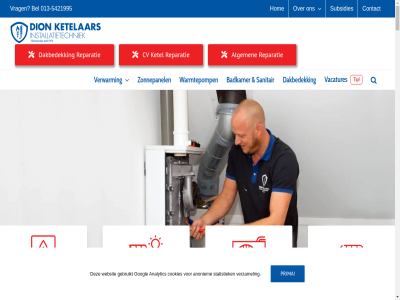 -5421995 013 100 120 15 1906 2026 25 45 5017 aandacht aanvrag achter advies afsprak aircondition algemen analytic anoniem badkamer bedrijf bedrijv begrip behal bekend bekijk bel benieuwd bent beschad beschik bespar best bestan betekent bron check cl comfort consument contact contactgegeven controler cookies copyright cv daarnaast dagelijk dak dakbedek dakdekker dion duurzam ecologisch eis elektra energie energiezuiniger erkend erkenn ervar expert expertis facebok familiebedrijf familiebedrijv fijn financieel flexibel ga galjoenstrat gebruikt gegarandeerd geldt gen gid googl help hom hor houd huis huiseigenar hur informatie inhoud inmiddel inschakel installateur installatie installatiebedrijf installaties installatietechniek installeert invester isoler jar jarenlang jij jouw ketel ketelar keuk klant klantenservic kneepjes komt kop kost kun kundig kwaliteit lach lat lekkages lever ligt linkedin loodgieter mak manier milieuvriendelijker minimal mogelijk montag montageservic n nadel nakom nauwkeur netjes nieuw omstrek onderhoud onderhoudsmonteur onverwacht onz opdrachtgever oudst particulier per planning plat precies prima privacybeleid problem professionel rendement renovatie reparatie reparaties respecteert ruim sanitair scheur servic sind situatie snel sommig soort specialist specialistisch spijkerslag stan statistiek sterk subsidies sunned.nl system tegel tijd tilburg tip toilet twee uitvoer vacatures vak vakmanschap vanzelfsprek verbeter verbetercheck verbeterjehuis.nl vervang verwarm verzamel voldoen volled voorkom voorwaard vrag vriendelijk vrijblijv waarom waaronder warmtepomp waterleid we websit welk werk wet wij wilt woning woonsituatie zit zonneboiler zonnepanel