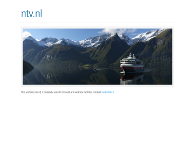 and contact currently facilities for intranet ntv.nl redcenter.nl this used webmail websit