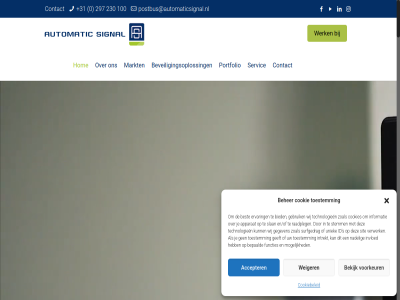 +31 0 100 230 297 accepter apparat automatic beher bekijk bepaald best beveiligingsoploss bied contact cookie cookiebeleid cookies en/of ervar functies gebruik geeft gegeven hom id informatie intrekt invloed markt mogelijk nadel portfolio postbus@automaticsignal.nl raadpleg s servic signal sit slan stemm surfgedrag technologieen toestemm uniek verwerk voorkeur weiger werk wij zoal