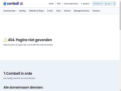 combell.nl coming parkpag son websit