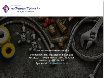 -561312 0297 08.00 11.00 13.00 16.00 2026 all b.v bereik e e-mail info@walravenbv.nl installatiebedrijf kunt loodgieter maandag mail nieuw per reserved right uithoorn uur ventilatie verwarm vrijdag walrav websit werk wij