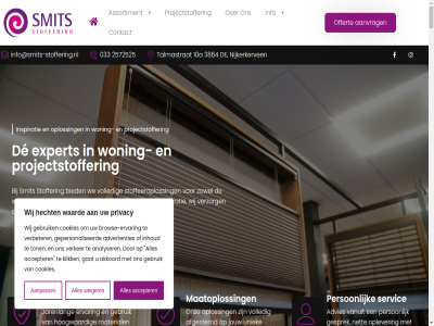 00 033 10a 12 14 16 17 2 2026 24 2572525 3 32088730 3864 4 5 6 7 8 9 a aanpass aansluit aanvrag accepter advertenties advies adviesgesprek afgesprok afgestemd aflop afsprak afwerkvloer akkoord algemen all allen analys analyser assortiment b bas bedrijfsnam bedrijfspand begeleid begin beher bekijk besprek best beteken bied biedt blikvanger bred breng brengt brow browse-ervar btw budget buitenzonwer comfort communicatie complet contact controler cookiebeleid cookies creatiev crer d datum de denk deskund detail deur dichtzet diederick dienst dijk dinsdag donderdag duurzam e e-mail e-mailadres efficient egaliser eig eind eindresultat elk elkar ervar expert expertis f fam flexibel focus foto functionel g garrit gat gebaseerd gebruik geholp geled gemaakt gepersonaliseerd gereserveerd gerrit gerust gespecialiseerd gesprek goed goedkeur googl google-review h hak han handpan harry hecht hel helder help hen henk hierbij hierdor hoger hoogwaard horr iban ideeen info info@smits-stoffering.nl informatie infrez inhoud inmet inricht insect inspiratie inzicht j jar jarenlang jolanda jou jouw juist kappenburg kennis ker keurig keuz kijk kinderdagverblijv klant klantvriend klar klik kom komt kraaikamp kvk kwaliteit lang leerink legg leiding les lever lichtintensiteit lichtinval ligt loo m maakt maand maandag maatoploss maatwerk maatwerkoploss mail mailadres mak marlen marmoleum mat material media merk met mhs mirjam mogelijk montag mooist n nam navigatie neemt nem net netjes nico nijeboer nijkerkerven niveau nl33rabo0129089680 nl817481734b01 nodig nr offert ontzorg onz oog openingstijd oplever oploss opstartprotocol opties optimal overzicht particulier passend per perfect person planning plat policy prioriteit privacy proces project projectstoffer pvc qua r raamdecoratie ram recht regel resultat review roel rout rowin ruimt s sam scala schakel schets schipper schol servic sfeermaker showrom sisal sitemap sleutel smit snel specialist stapsgewijz stoffeeroploss stoffeerwens stoffer sto