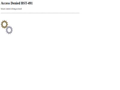 -491 acces accessed being bst content denied secur