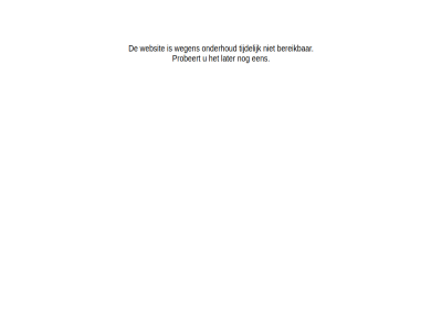 bereik later onderhoud probeert tijdelijk websit wegen