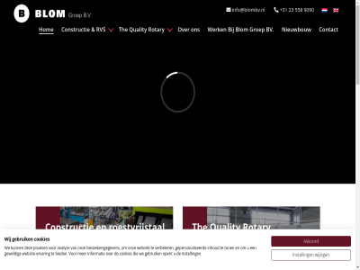 +31 -07 04 2 2026 21 2141 23 558 561 9090 akkoord all aluminium analys b.v bedrijfsvoer behandel bekijk bezoekersgegeven bied blom bouwend buis bv carrousel collega constructie constructiebedrijf constructies contact cookies denk direct diver draai ervar fas frez gebruik gepersonaliseerd geweld groep hierbij hom ideal industrieen info@blombv.nl informatie inhoud innovatief instell juli kennis klant komt kromm laatst land lasersnijd lass les machines mad mag market melkcarrousel metaalbedrijv metaalbewerk mig nederland nieuw nieuwbouw ontwikkelt onz open opent oploss oppervlakt pal pand particulier partner plaats plat plek precies proces productie quality recht roestvaststal roestvrijstal rotary rvs sam soft spieringweg sterk terecht the tig toeleverancier toepass ton uiteraard uitvoer updat updates vacatures valt veehouderij vel verbeter verbetert verschill verzorg vijfhuiz vliegtuigindustrie vond voorbehoud vrijdag wals we webdevelopment websit website-ervar wereldwijd werk wij wijzig zoal zodat