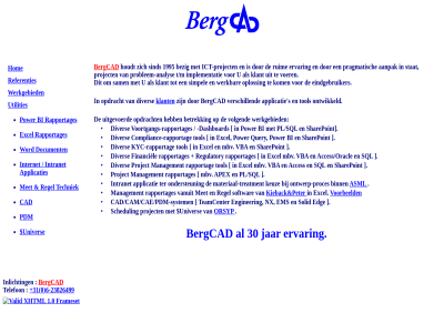 +31 -23826499 0 1995 30 6 aanpak acces access/oracle analys apex applicatie applicaties asml bergcad betrek bezig bi binn cad cad/cam/cae/pdm-systemen complianc compliance-rapportag dashboard diver document edg eindgebruiker ems enginer ervar excel financiel hom houdt ict ict-project implementatie inlicht internet intranet jar keuz kieback klant kom kyc kyc-rapportag management materiaal materiaal-treatment mbv met nx ondersteun ontwerp ontwerp-proces ontwikkeld opdracht oploss orsyp pdm peter pl/sql power pragmatisch probleem-analys problem proces project query rapportag rapportages referenties regel regulatory ruim s sam schedul sharepoint simpel sind softwar solid sql stat t/m teamcenter techniek telefon ter tol treatment uitgevoerd univer utilities vanuit vba verschill voer volgend voorbeeld voortgang voortgangs-rapportages werkbar werkgebied word
