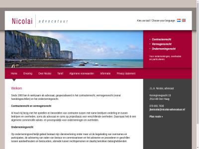 -891 070 19 1993 7636 aandeelhouder advies adviser advocat advocatur algemen alsmed bedrijv begeleid belanghebb beoordel bestat bestur bestuurder betrok bezig chos commerciel commissariss contract contractenrecht daarbij daarnaast dienstverlen ervar gebied geschill gespecialiseerd handelsgeschill hom houd informatie j.l.a jlanicolai@nicolai-advocatuur.nl kies koninginnegracht languag nam nicolai onderl ondernem ondernemingsrecht ontwerp opstell over overnames participaties plan privacy proceder procespraktijk projectbasis rad realisatie rechtsperson rout sind som statement tal tarief tuss vermogensrecht verschill vooral voorwaard webton welkom werkzam your
