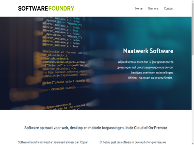 085 12 273 3088 43 7943 aanpak adviser agil albert allen b.v bedrijv beschik bespaart blik borg breder certified cloud contact dagelijk denk desktop developer devices direct duurzam efficient eig enginer ervar foundry garandeert gat gb geavanceerd gebruik gecertificeerd geld gespecialiseerd grot hom info@softwarefoundry.nl informatieveil instell j jar kenn klar kosteneffectief kunt lag maatwerk mak mat mee microsoft mobiel nederland net nieuwst no nonsen on on-premis onlin ontwerp ontwerpt ontwikkel ontwikkelar ontwikkeltechniek onz oploss optimal opzet over overheadkost plesmanweg premis problem product productontwikkel professional profiter project realiseert realiser resources rotterdam self servic shiplogic smartphones snapt softwar spreekt sprek stat strategie stuk support tablet tal technologie technologieen toegevoegd toekomst toepass uitdag updat vereist waard waardor war we web werkgebied wet wij www.softwarefoundry.nl zegg zodat