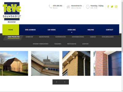 -280 0174 17.30 1998 2021 262 2681 54 8.00 aanbod aanbouw aanspreekpunt bedrijfspand bel bereik betrouw blijkt bouw bouwbedrijf bv check contact dakrenovatie dakverbouw duurzam een ervar garag gekenmerkt gevelbekled havenstrat hierbij hom hoogwaard instagram intern inzet klant kozijn kwaliteit lc maandag material monster nieuw onz person pleas project relatie report restauratie sam sanitair setting sind tev tevebouw tevred the trot uitgangspunt uitvoer vak vakmanschap verbouw vrag vrijdag we wen werk wij zet zichtbar