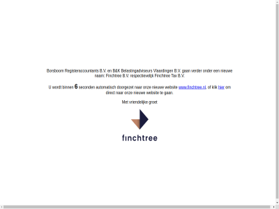6 automatisch b b.v belastingadviseur binn borsbom direct doorgezet finchtree gan groet k klik nam nieuw onz registeraccountant respectiev second tax verder vlaarding vriendelijk websit www.finchtree.nl