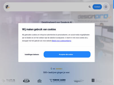 00 4.4 500 aanpak accepter advertenties adviesgesprek ai all analyser bedrijv beher bekijk bereik bied bureau concret contact cookies cookieverklar denk designpro dezelfd direct doel doorgat elk en even expert expertises focus gebruik geoptimaliseerd gev gevond ging googl groei hebt ideeen ieder inhoud instell jouw klar kost levert ligt loopt mak market media mee meten mogelijk ondernem onlin onz personaliser plan portfolio sam social sparr stan stemt tegenan vak verker verrass vertel vooruit vraagt war we webdesign websit wel wij wilt