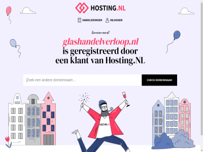domeinnam geregistreerd gereserveerd glashandelverloop.nl handleid hosting.nl inlogg klant
