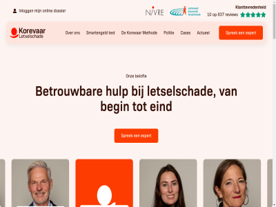 1 10 10/10 11.000 1999 2 2026 27 2908 700 837 9 9/10 aandacht aanpak aanrad actueel advies afgerond algemen allen ander anoniem ard begin behulpzam belangenbehartiger bell beloft belt bericht beslot betrok betrouw bijstand binn bjorn brox capell carolien cases communicatie contact contactformulier den deskund dienstverlen diny disclaimer doel doorpak dossier duidelijk duizend e e-mailadres echt een eind erg ervar expert financieel gebeld geeft gehad gesteund geweld gezegd goed grip hart hebt help herstel hijma hulp ijssel info@korevaarletselschade.nl inlogg jar jarenlang klachtenregel klant klanttevred korevar kort kreg krijg krijgt kundig kwaliteit laagdrempel letselschad letselschade-expert letselschadebranch lev liever llb lp luister mailadres mariek meemak mens menselijker method mevrouw minimal mog nam nauw navigatie neemt nef nivr nooit ongeval onlin ontstan onz opgericht optionel partner pas person personenschad persoonlijker politie prettig privacybeleid rail recht register register-expert review richt rietban schadevergoed sind slachtoffer smartengeld snel sprek stat sted stel succesvol terug test tevred uitleg uitstek uur vakkund veelgesteld verstur visual voel voorwaard vormt vrag vreeswijk vul waarder war websit weg wer werk wij wilt zegg zeker zer zijd zodat zorg zwart