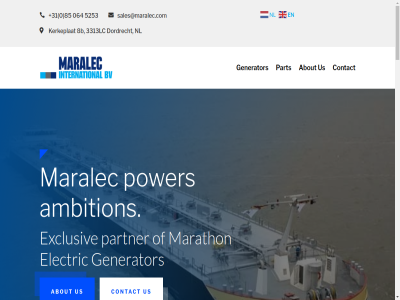 +31 0 064 2026 3313lc 5253 85 8b 9001 a about adherenc ambition and as b.v beacon bv certification choic commitment component contact continuity cost decision demand dependabl design dordrecht electric ensur every excellenc exclusiv for from geared generator get get-go global go goal industrial industry info international internationally iso it just kerkeplat mak maralec marathon marin mean met nl not offer offshor operational our part partner power precision processes quality rang realm recognized reliability rigorous s sales@maralec.com sector singular solution stand standard streamlined supplier that the this to toward unparalleled us validates we wid