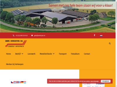 +31 0 1 15 168 17 18 2 2026 293 3 32 4 410 43 45 4772 49 5 6 60 7 8 a accepter actief ago agrarisch akkerbouw akkoord availabl b.v becaus bedrijf bek bel ben benelux bied blijv brabant bv can changed contact content cookies copyright day deleted dienstenpakket donk duitsland e facebok fotoalbum frankrijk gat gebr gebr@verkooyen.nl gebruik geleverd group happen historie hokkenberg hom hoofdlocatie hour industriel informatie international isn it jar kamp klar kunt langeweg loonwerk mail melkvee mest mestdistributie mestscheid mestseizoen mix month national nem nieuw noord noord-brabant now on only onz or owner pagina pd peopl product right rijk s see shar shared sit small specialiseert stan status t the their this tracktor transport tsjechie uitvoer updated usually vanuit varkenshouderijsector verkoy view vind volled vrag websit wek welkom werk werkzam when who wij wild with