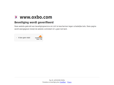 a25524430c55d26e bent bescherm beveil beveiligingsservic bot cloudflar controleert even gebruikt geduld geverifieerd id pagina prestaties privacy ray schadelijk terwijl websit weergegev www.oxbo.com