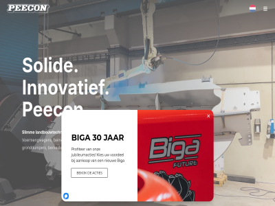 bemester bemestertank gronddumper innovatief kipwagen klein landbouwtechnologie machines oa over peecon producent slimm solid voermengwagen