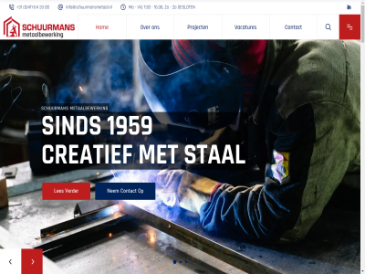 +31 -64 /metaalbewerkings 0 00 16 17106375 1959 2024 30 33 34a 411 5266ae 7 alledag bedrijf begin begrip betrok bied bijna bouw btw.nr c central certificer constructie constructief contact creatief cromvoirt d dienst direct drie duurzam e eind eis enginer gegeven gemeent geslot hertogenbosch hog hom i ieder info@schuurmansmetaal.nl informatie innovatief innovatiev j jar karakter klant kracht kvk kwaliteit lambertusstrat les locatie lop ma maakt maatstav mei metaalbewerk montag mouw n nabij navigatie nem nl807181122b02 nr o onderhoud onz opdracht openingstijd opgericht opgestroopt p privacy project r s s-hertogenbosch schuurman sind smederij special spel st st-lambertusstrat stal stan statement sted succes t tel tevel uiten uitvoer utiliteitsbouw vacatures veilig ver verder verhal volgen vrij vught waard wens werk werkzam wij z za zestig